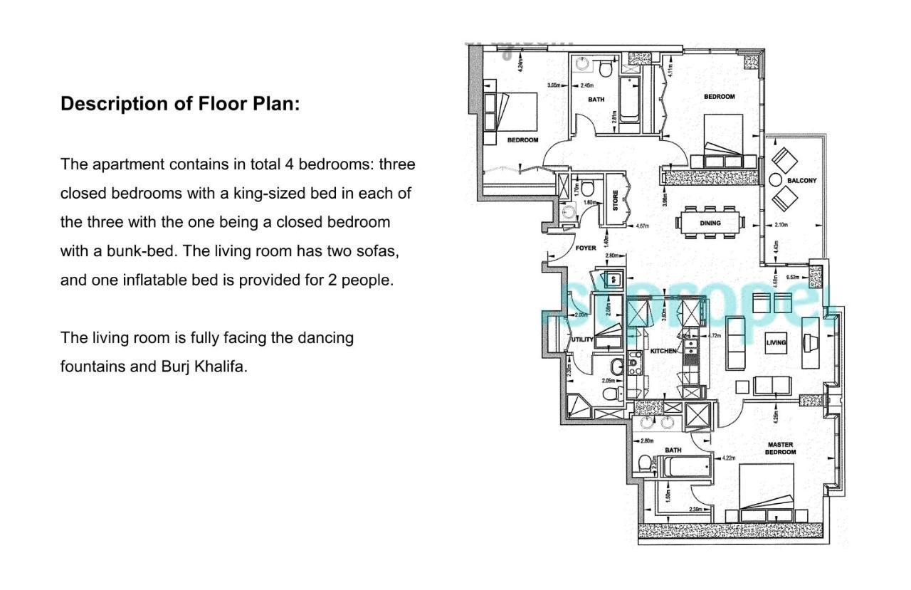 Elite Royal Apartment - Full Burj Khalifa & Fountain View - Crystal دبي المظهر الخارجي الصورة